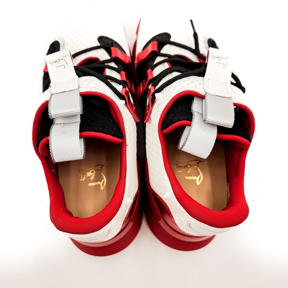 Christian Louboutin Red Runner Designer Sneakers Shoes EU 42.5 - Picture 11 of 12
